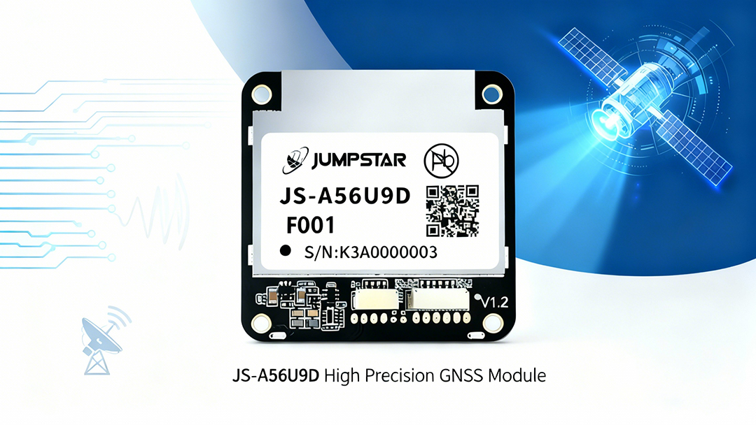 Compact JS-A56U9D GNSS receiver module with multi-band architecture for high-precision positioning in robotics and surveying..jpg